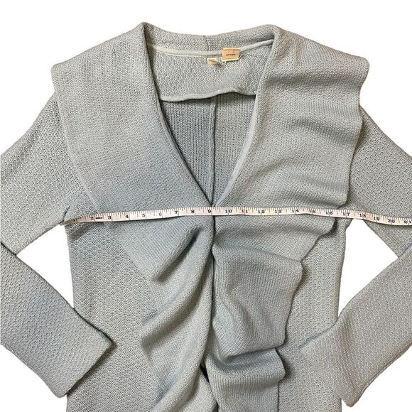 Anthropologie Moth Ruffle Front Merino Wool Cardigan Size Small - Picture 10 of 16